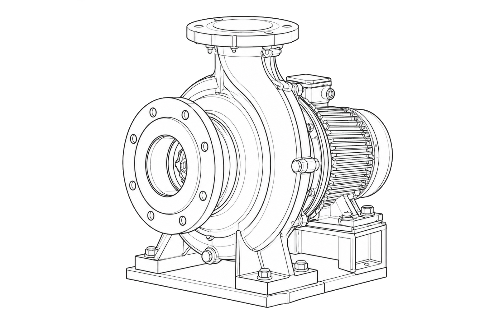 Contact Us Pump Graphic
